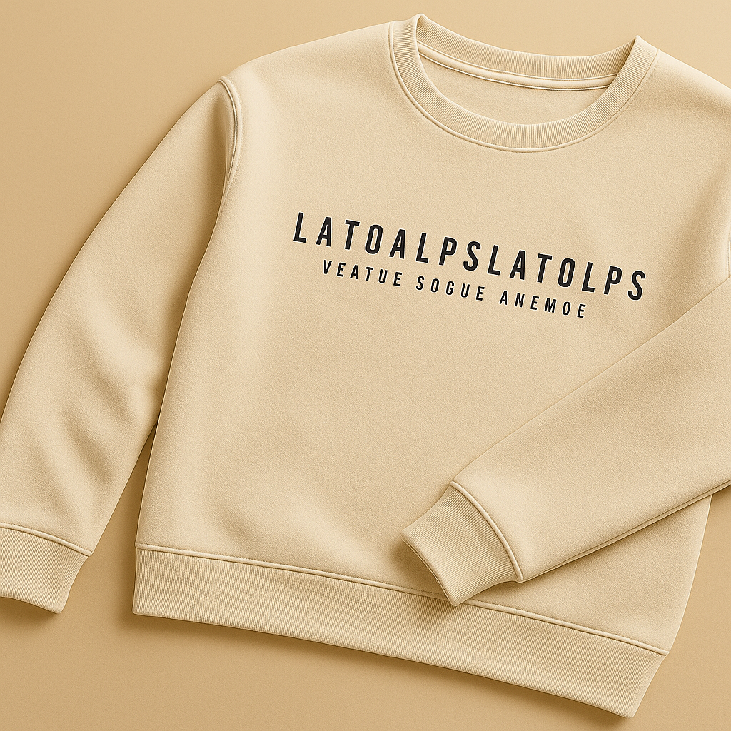 FUEGO Premium Cream White LATOALPS Sweatshirt – Ultra Soft Winter